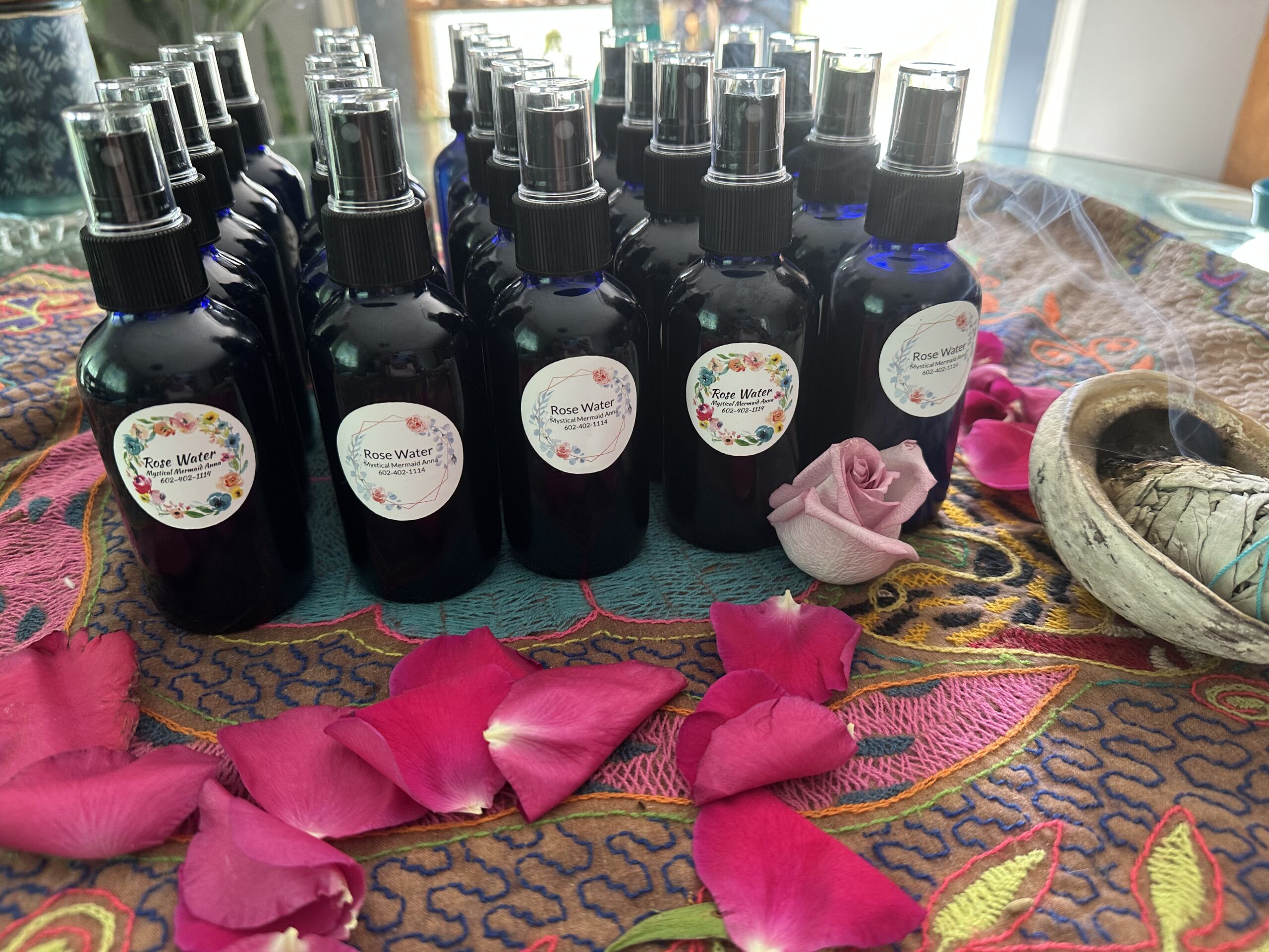 Hand Crafted Ceremonial Rose Water